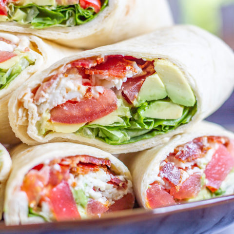 BLT Wraps with Avocado and Mozzarella - thekittchen