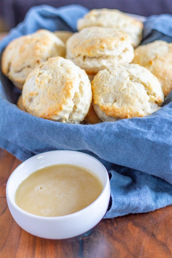 How to make Biscuits with Honey Butter | Once you know how to make biscuits from scratch, you will want to make them all the time. They take just minutes of active preparation time, and you probably have all of the ingredients you need already.