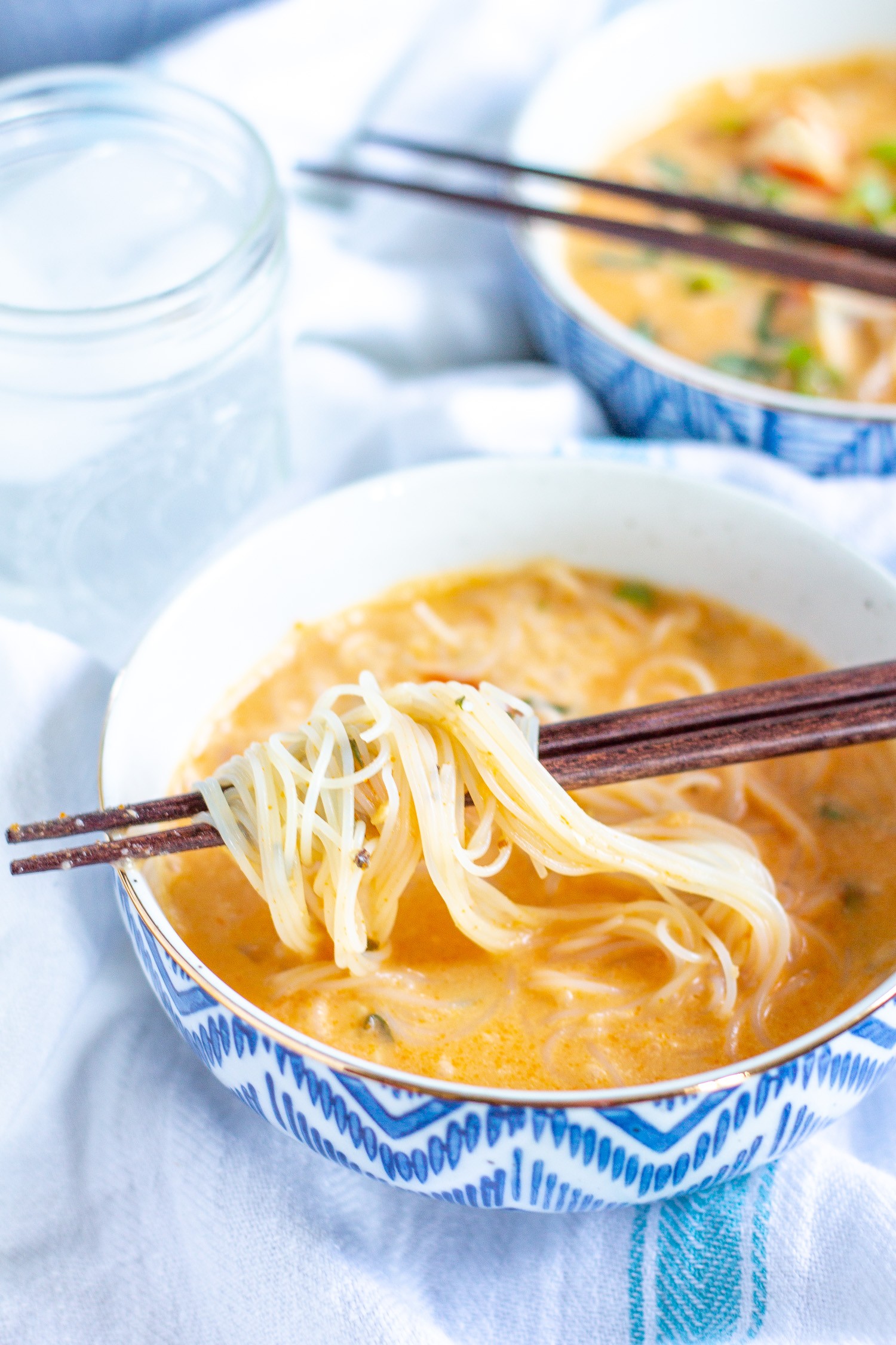 Thai Curry Noodle Soup with Chicken | An Easy Weeknight Dinner Recipe