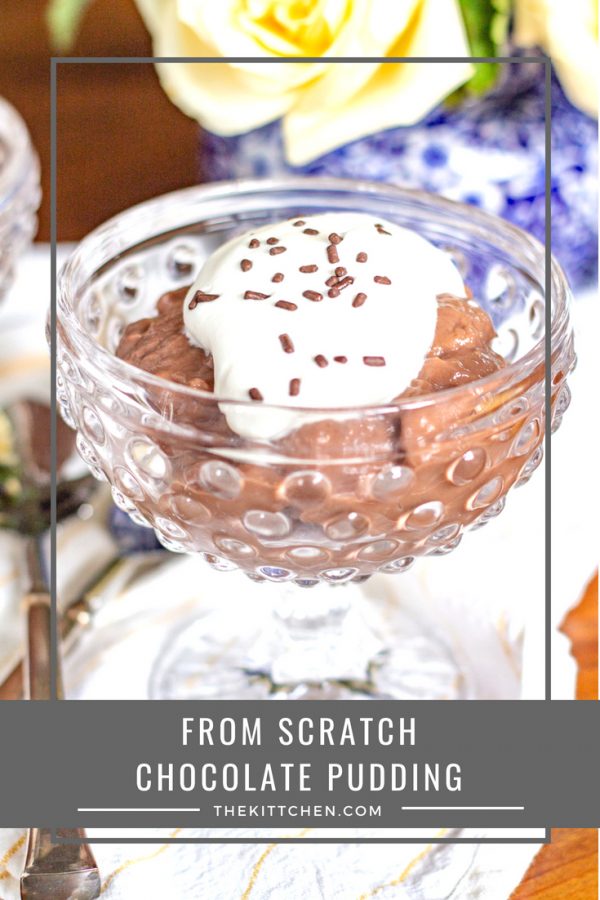 From Scratch Chocolate Pudding | This is the best chocolate pudding recipe, it is rich, creamy, and easy to make!