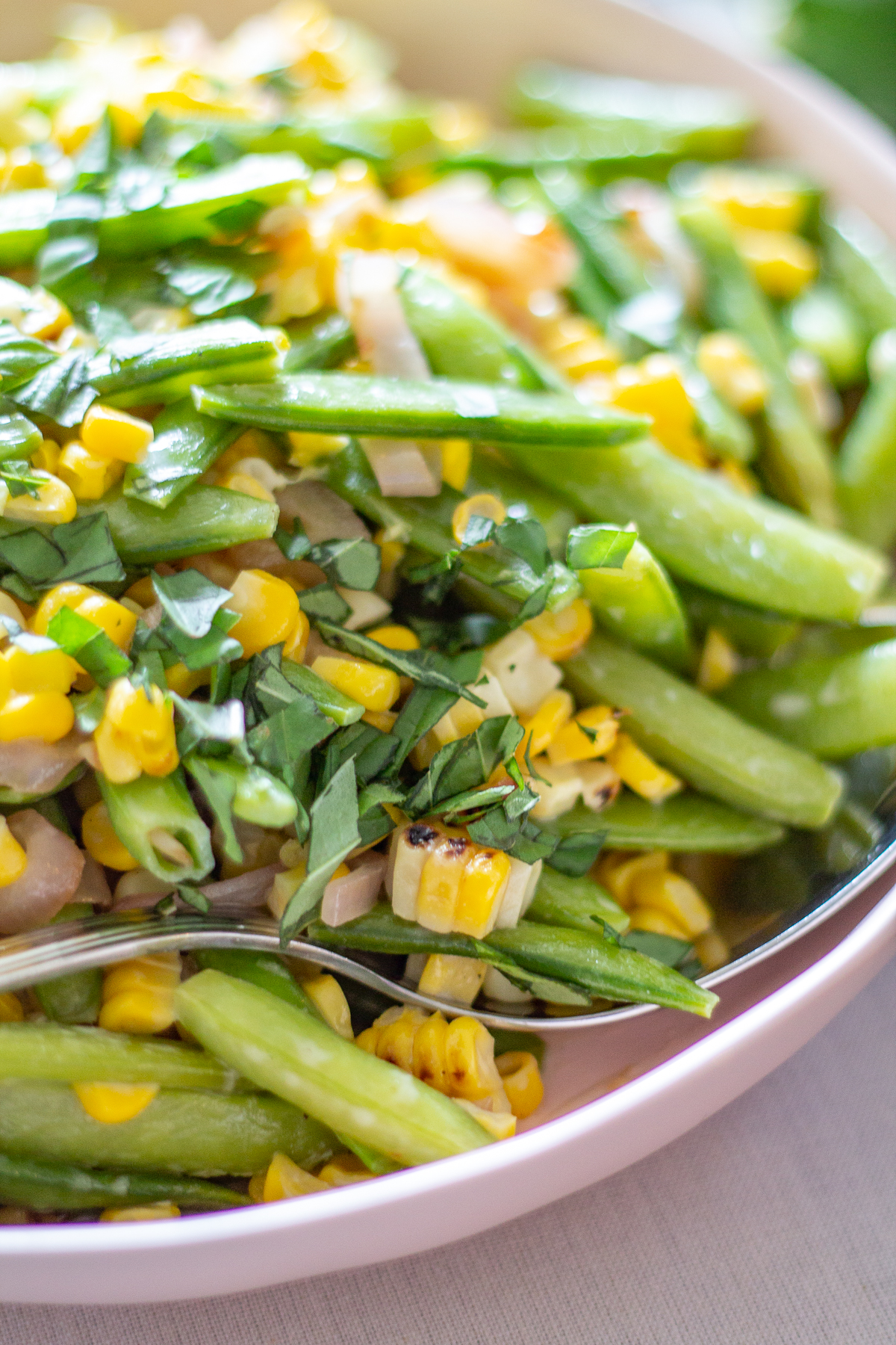 Sugar Snap Pea and Corn Salad - thekittchen