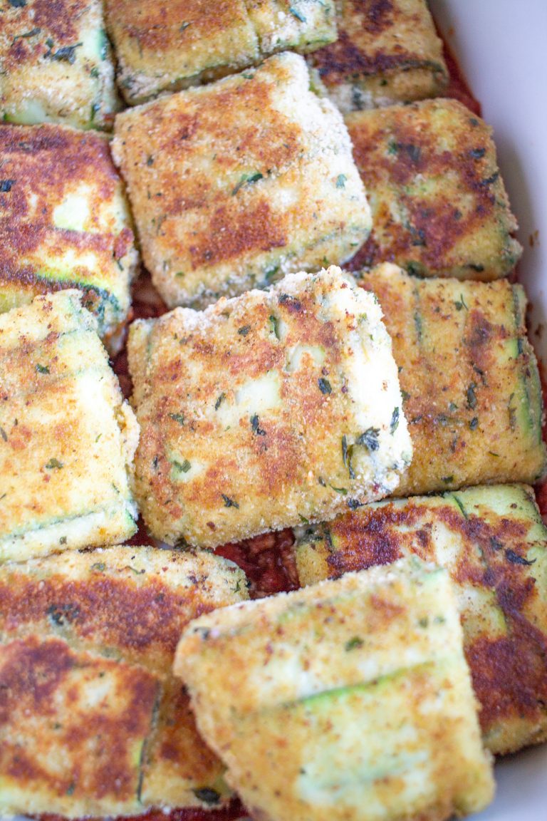 Toasted Zucchini Ravioli | How to make Zucchini Ravioli