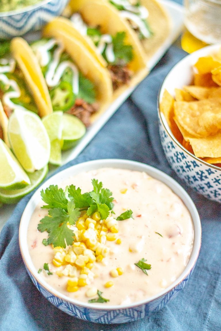 Corn Queso Recipe How to Make Queso with Corn