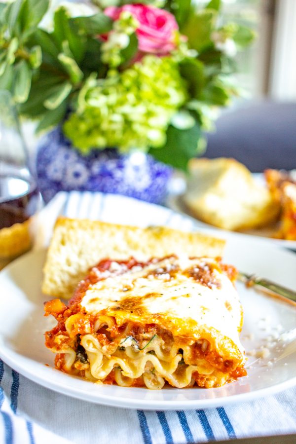 Veggie Lasagna Roll Ups