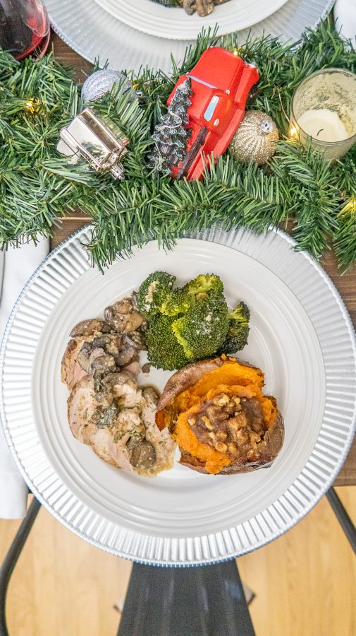 Caramelized onion and blue cheese stuffed pork tenderloin is a meal bursting with rich flavors that is perfect for a special occasion or holiday meal.