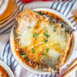 Tomato Soup with Cheesy Toast