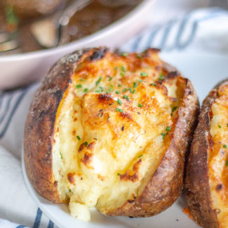 Twice Baked Brie Potatoes