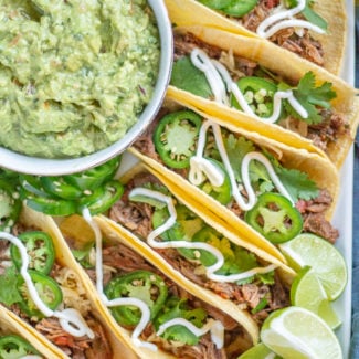 Slow Cooker Shredded Beef Tacos and a Visit to Family Farm Meats