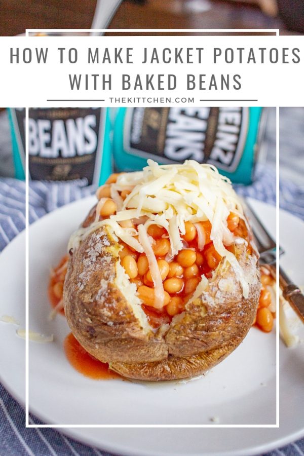 Jacket Potatoes with Beans | This classic British meal is an easy to prepare dinner.