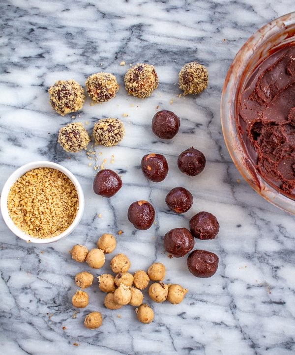 Chocolate Truffles Stuffed with Cookie Dough| Let me teach you how to make truffles just in time for Valentine's Day. These Chocolate Truffles Stuffed with Cookie Dough are a delicious homemade gift, and they are easier to make than you think!