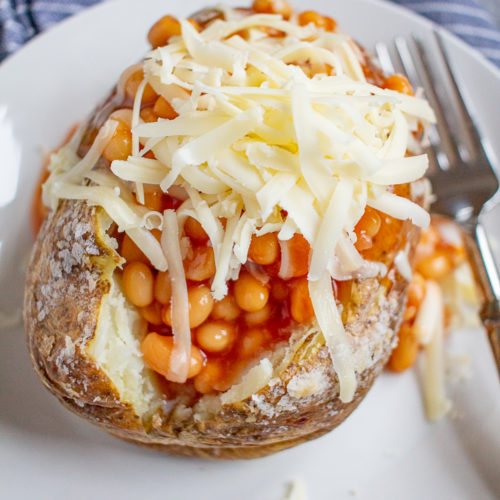 Baked potatoes with smoky beans - Lazy Cat Kitchen