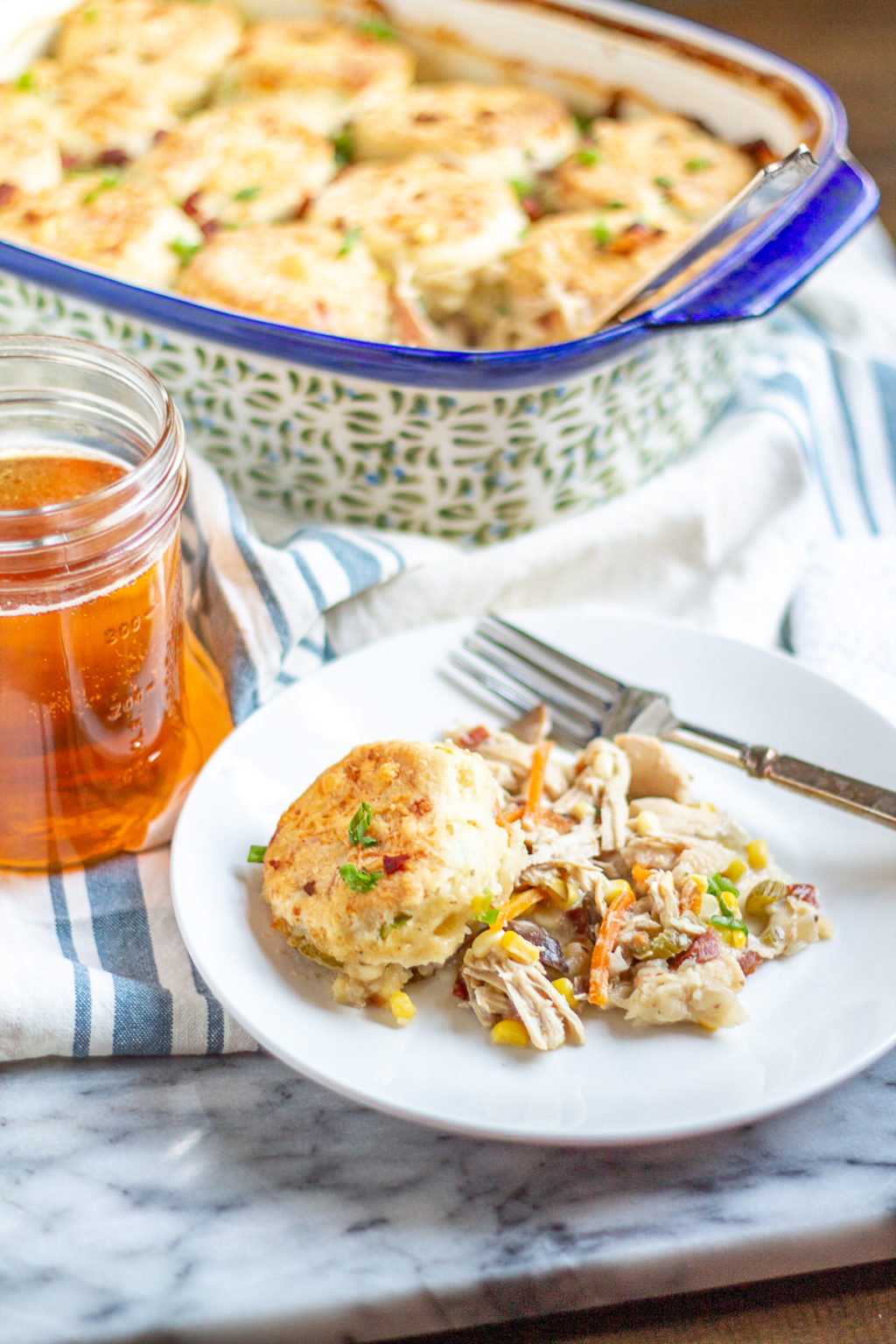 Chicken Bacon Ranch Biscuit Casserole | Easy Biscuit Casserole Recipe