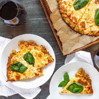 Gluten Free Zucchini Pizza Crust