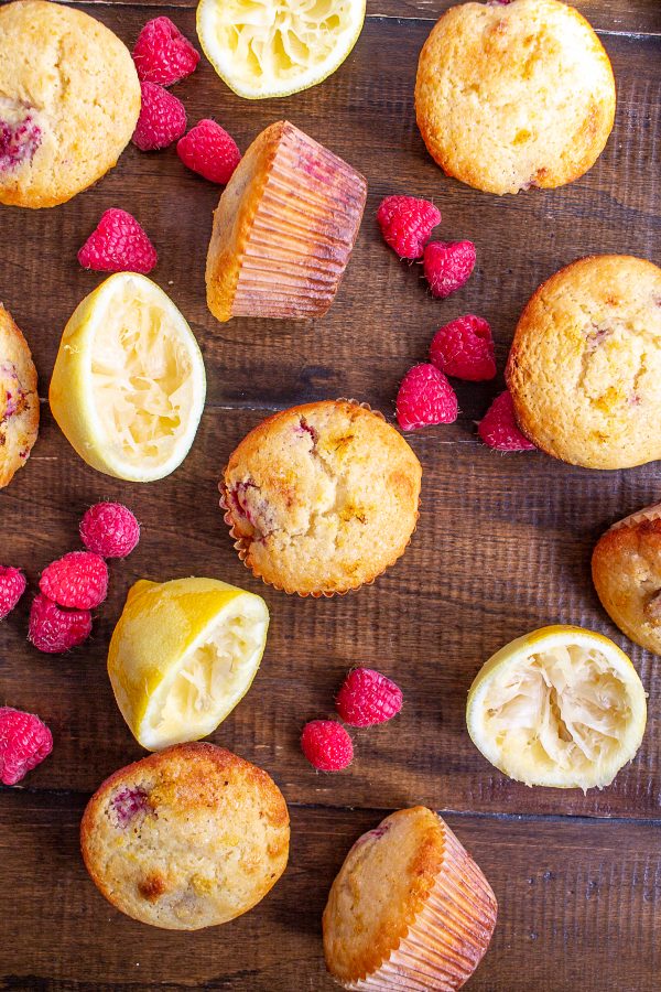 Lemon Ricotta Raspberry Muffins | Boldly flavorful muffins your family will love