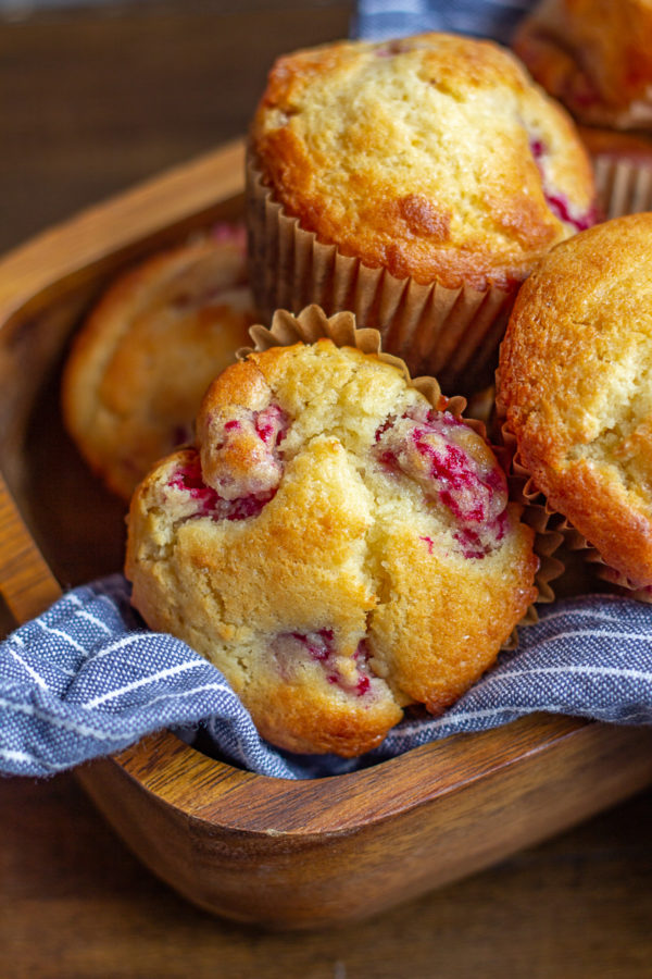 Lemon Ricotta Raspberry Muffins | These easy to make muffins have a bold fresh flavor and taste like spring.