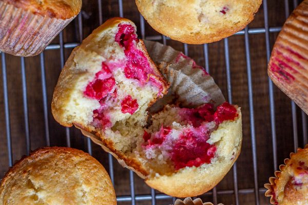 How to make Lemon Ricotta Raspberry Muffins
