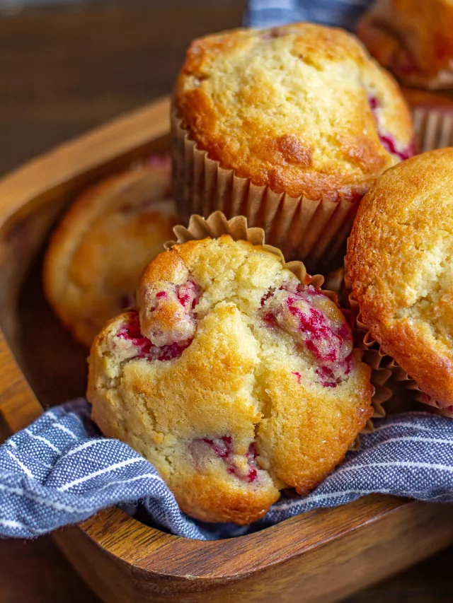 Lemon Ricotta Raspberry Muffins Story