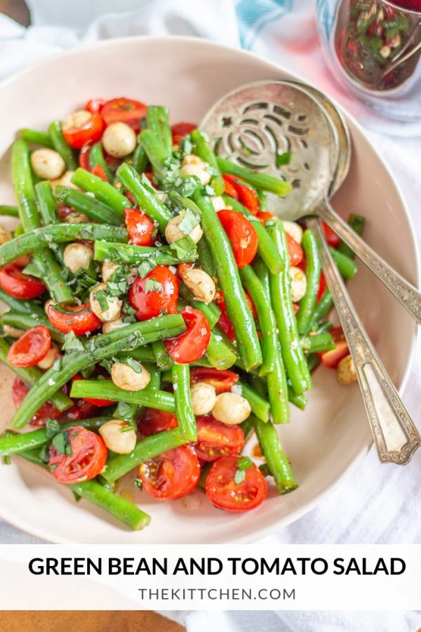 Green Bean and Tomato Salad | This colorful green bean and tomato salad can be served as a light meal or a side dish. 