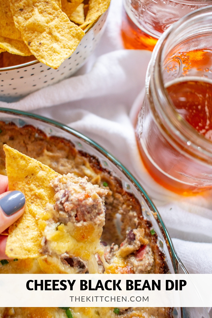 Cheesy Black Bean Dip | How To Make Black Bean Dip