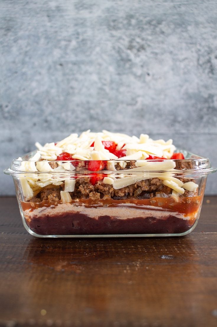 Baked Taco Dip A Hot Taco Dip with Ground Beef