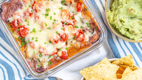 Baked Taco Dip | A Hot Taco Dip With Ground Beef