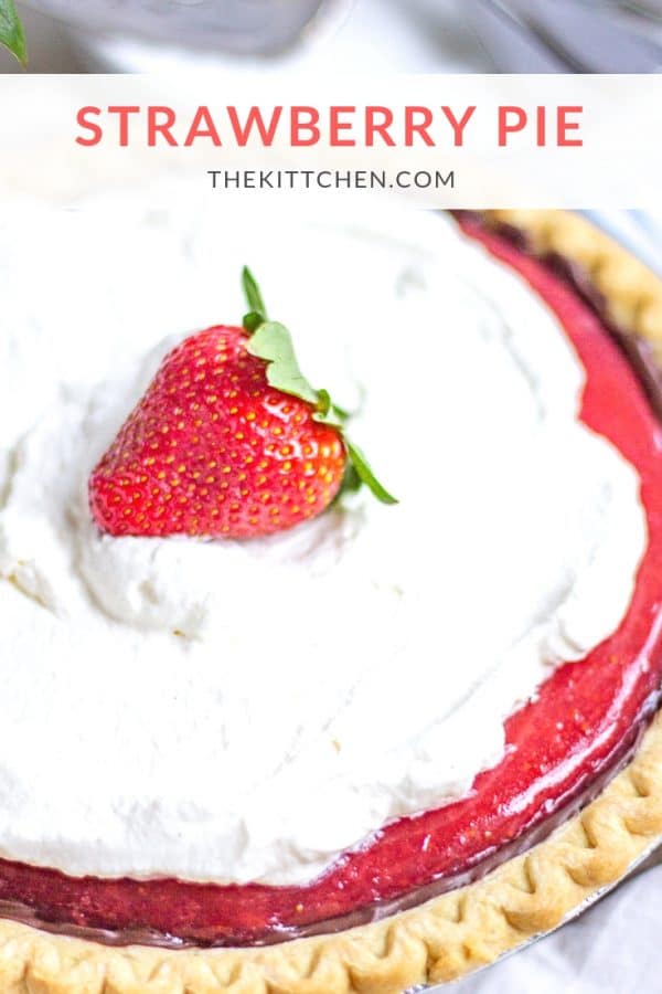 This easy pie recipe captures the bright fresh flavor of fresh strawberries. It's made with fresh strawberries and an easy homemade jello.