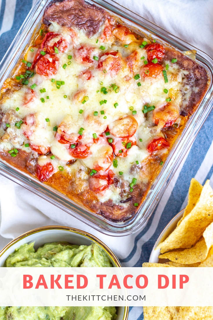 Baked Taco Dip | A Hot Taco Dip With Ground Beef