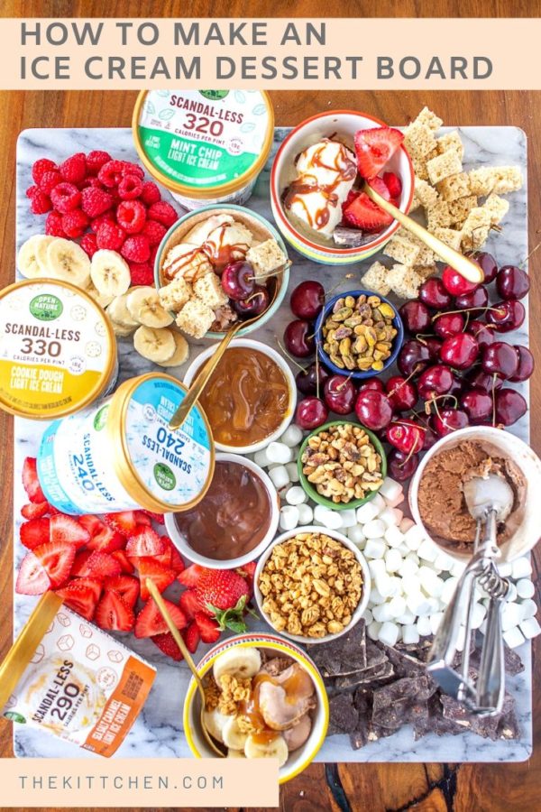 Learn how to make an ice cream dessert board with Open Nature® Scandal-less Light Ice Cream! It’s so easy and fun to create! I love the idea of serving this when you are watching a movie or television show with friends - everyone can grab a bowl and create their own personalized dessert that is perfect for them. 