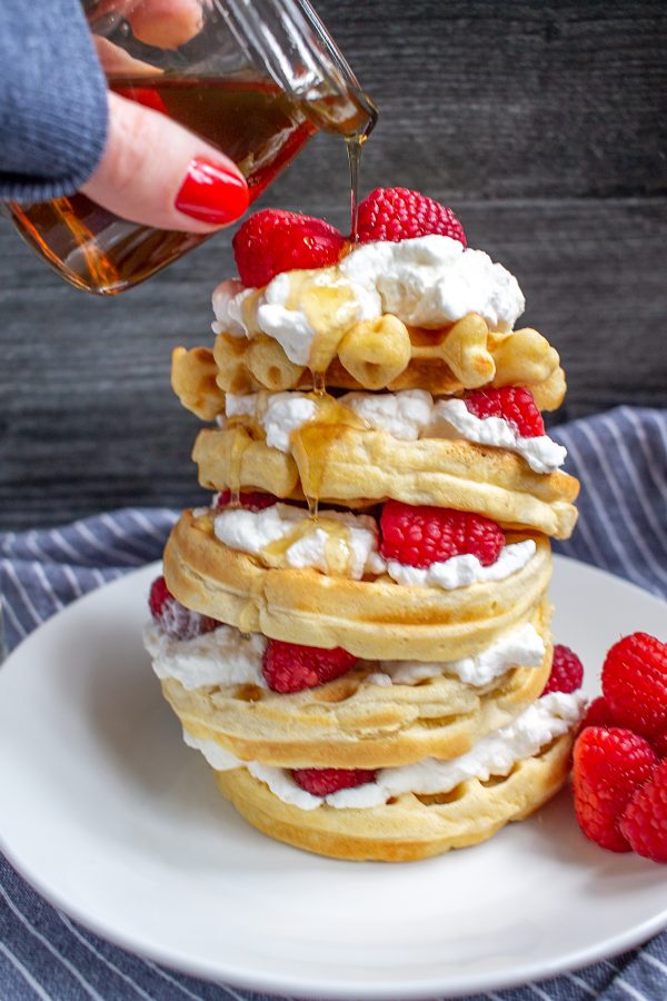 This easy waffle recipe is going to make your weekends more delicious!