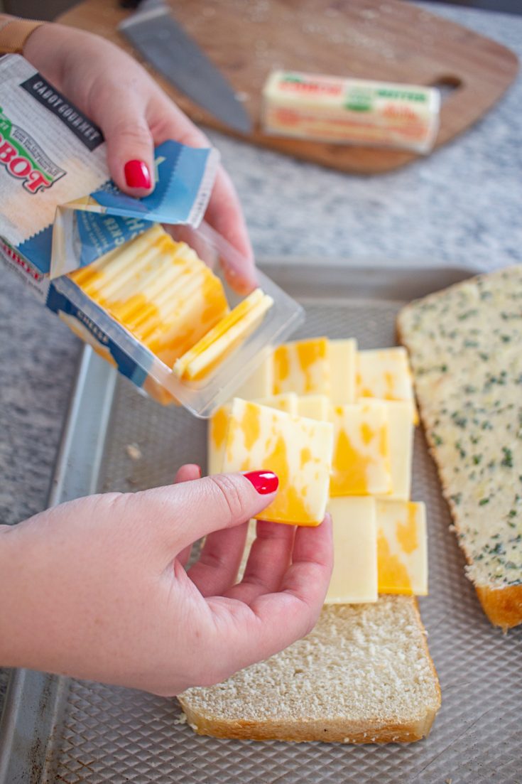 How to make a Giant Grilled Cheese Grilled Cheese Appetizer