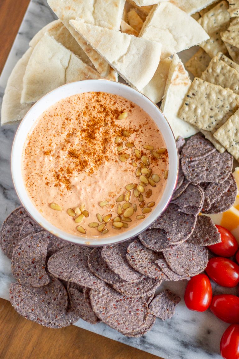 roasted-red-pepper-dip-recipe-easy-homemade-red-pepper-dip