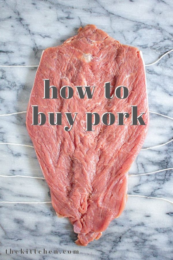 A guide of how to buy pork, including what to look for at the grocery store, which cuts to choose, and how to cook different cuts of pork.
