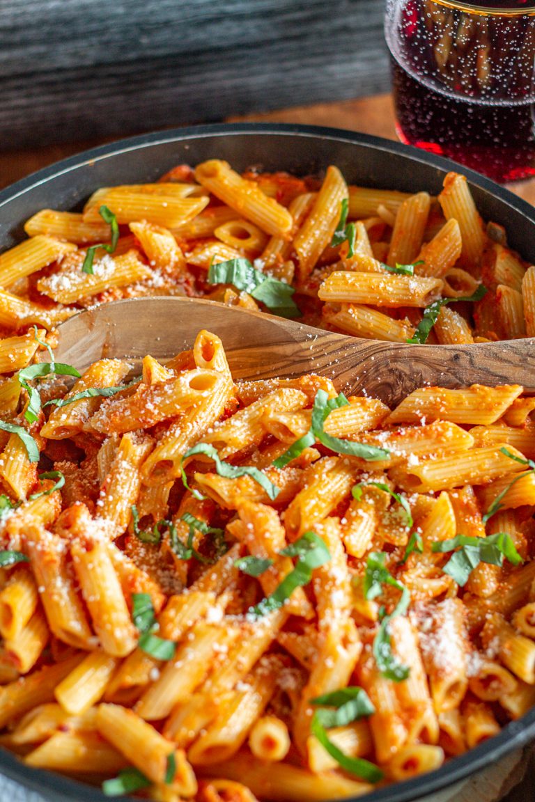 Roasted Tomato Vodka Sauce | From Scratch Penne All Vodka