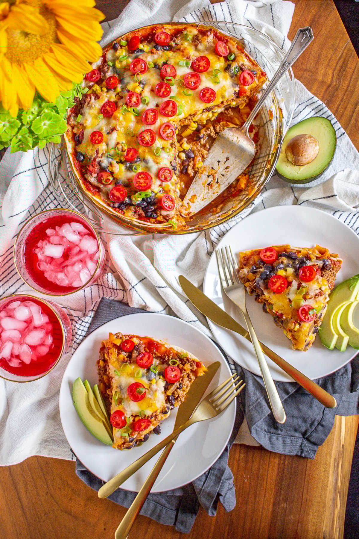 Ground Beef Taco Pie - thekittchen, image size:1200x1800