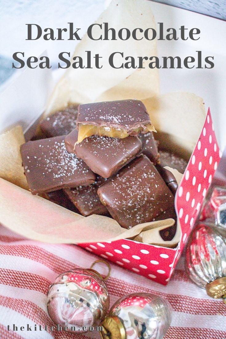Dark Chocolate Covered Sea Salt Caramels Recipe