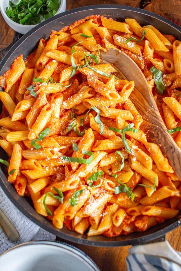 Roasted Tomato Vodka Sauce | From Scratch Penne All Vodka