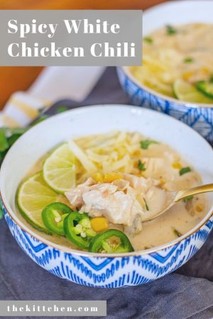 Spicy White Chicken Chili - thekittchen