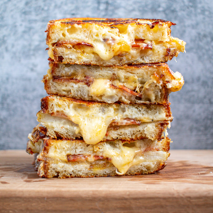 Loaded Baked Potato Grilled Cheese 7