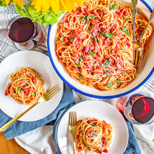 Spaghetti alla Rustica Recipe | How to make Spaghetti all Rustica