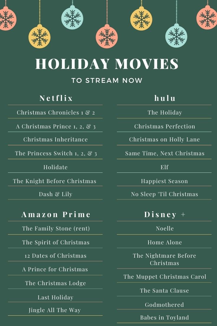 140 Holiday Movies to Stream Now