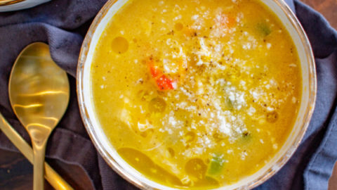 Creamy Chicken Soup with Butternut Squash