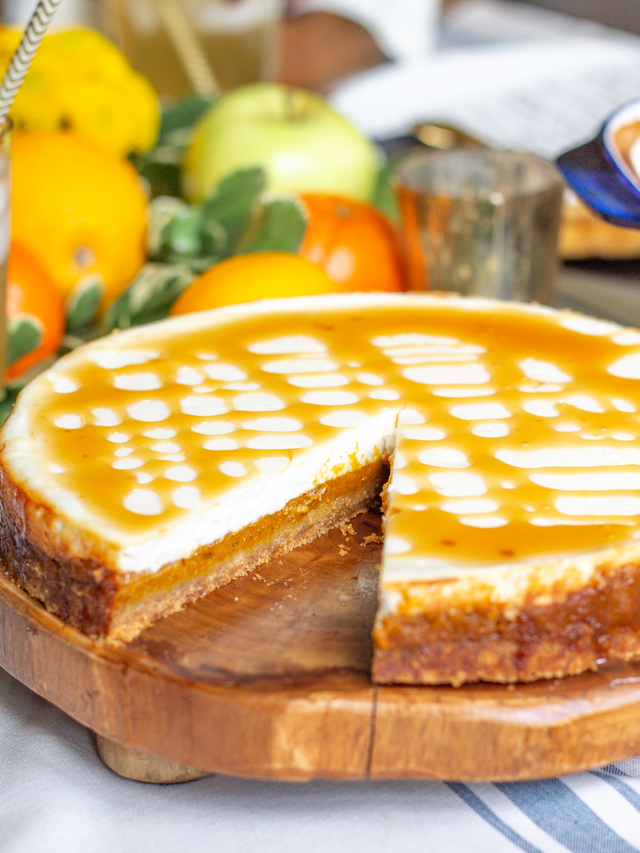 Reduced Fat Pumpkin Cheesecake Story