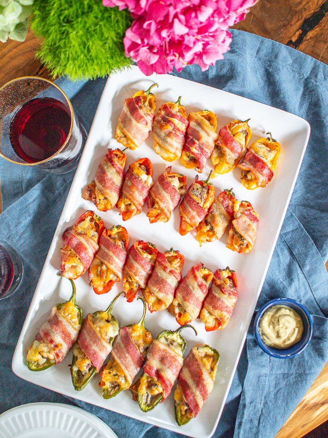 Bacon Cheeseburger Stuffed Peppers Story