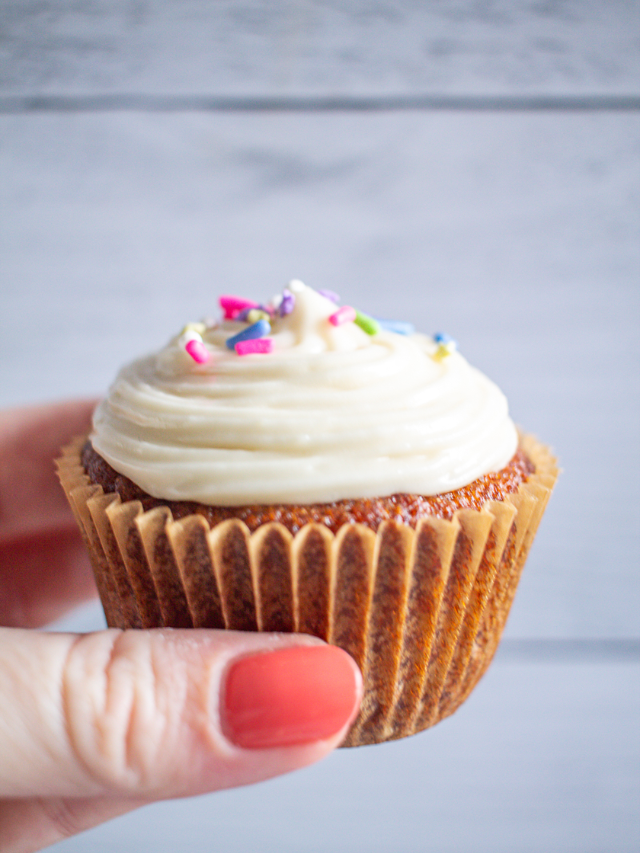Reduced Fat Carrot Cake Cupcakes Story