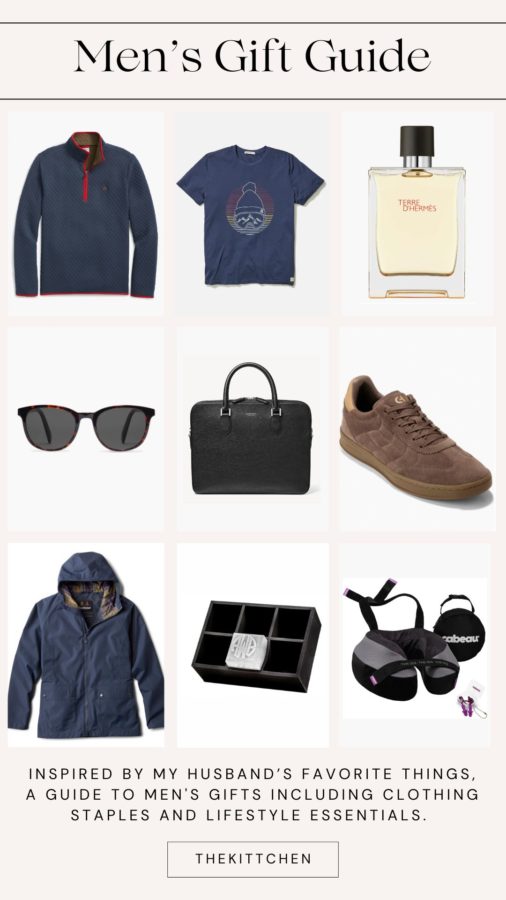 This Men's Gift Guide is inspired by my husband's favorite things, from the softest tee shirts to the briefcase he's used for five years. Several items are right at the $50 mark, and the pricier men's gift ideas are things that will stand the test of time. 