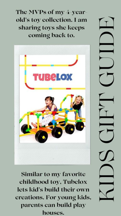 Best Gifts for Little Kids: a modern version of my favorite toy from childhood, Tubelox is a STEM toy kids will love for years and years.