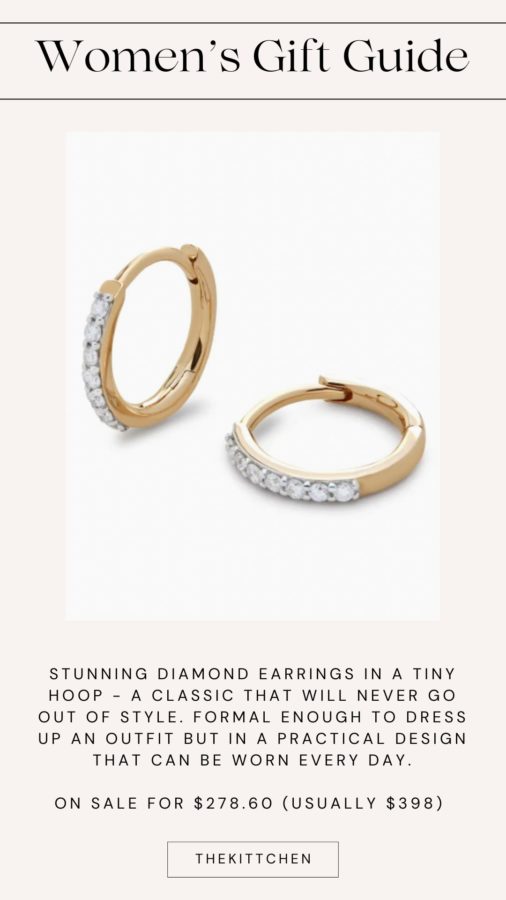 Women's Gift Guide: Diamond Hoops for under $300!