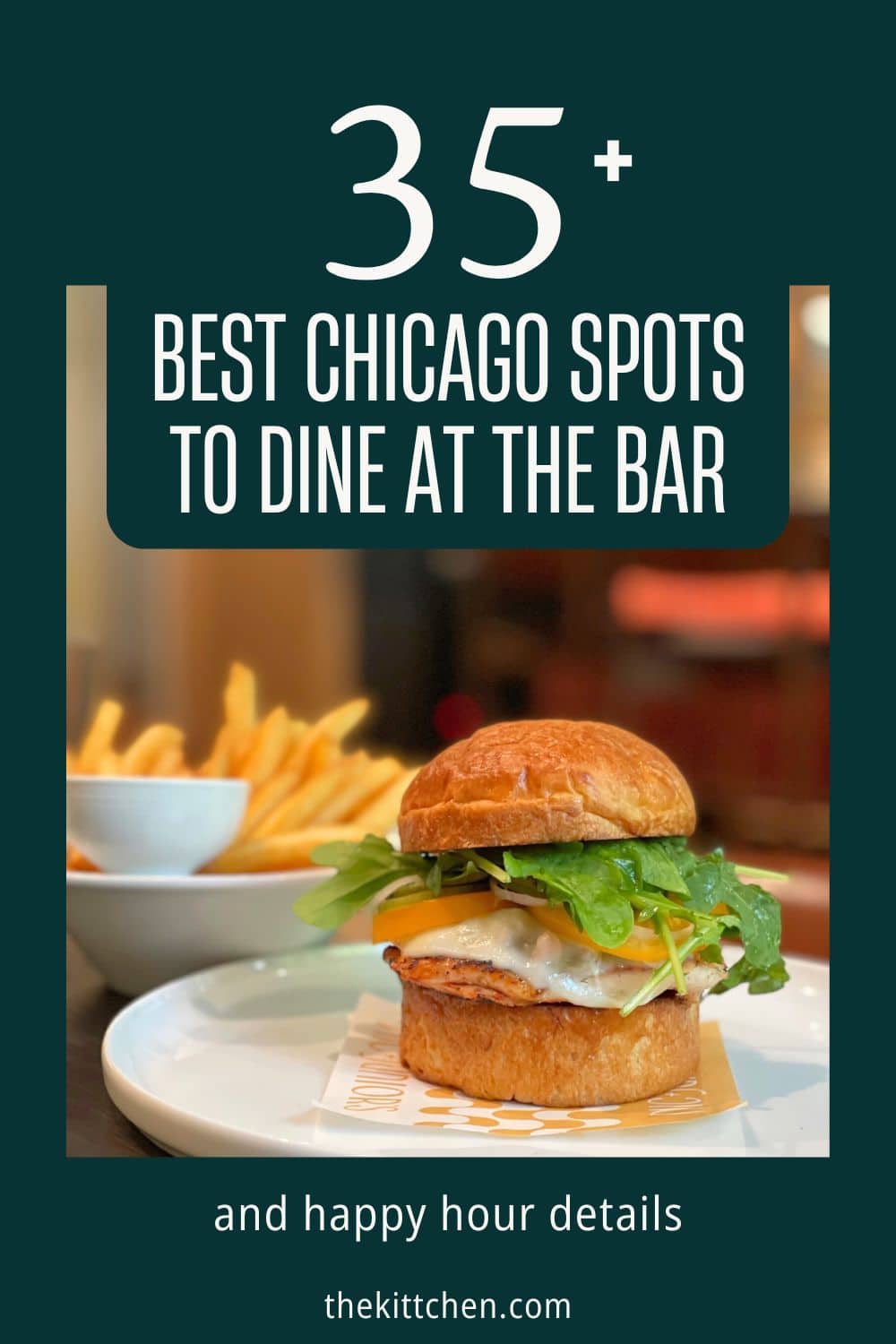 Where to eat at the bar in Chicago, a guide to 35 + the best restaurants to have a meal at the bar. This extensive list includes spots with bar food specials, live music, and plenty of bar seats.